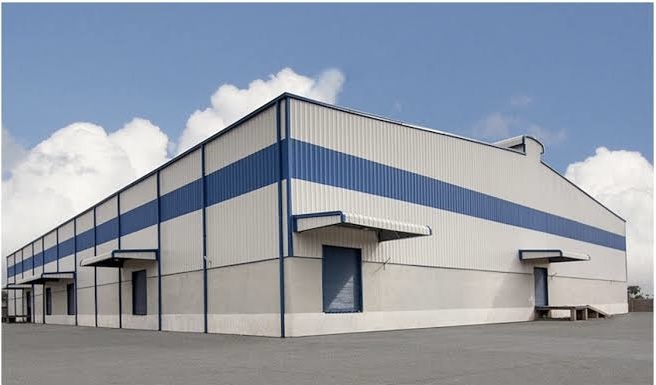PEB warehouse exterior