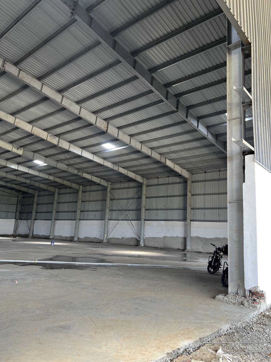 PEB warehouse for industrial pharma client in Bahadurgarh, Haryana