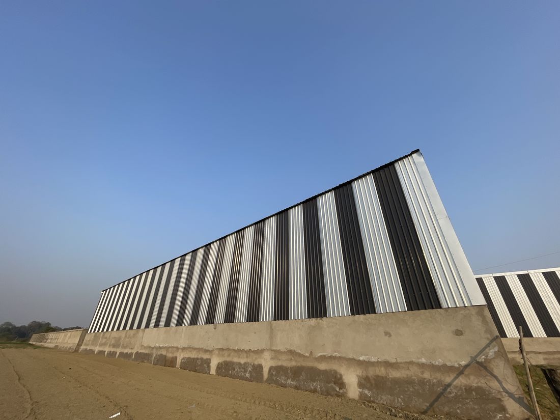 Pipe shed structure by Shelter Max India